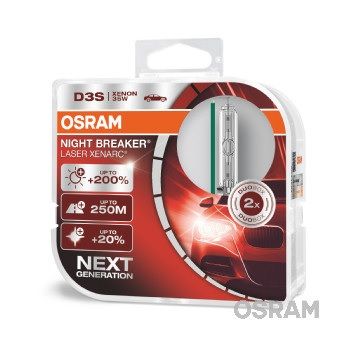 OSRAM Gloeilamp, verstraler XENARC® NIGHT BREAKER® LASER (66340XNL-HCB)