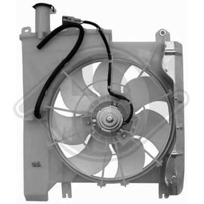 DIEDERICHS 8421102 Вентилятор системы охлаждения двигателя  для PEUGEOT 107 (Пежо 107)