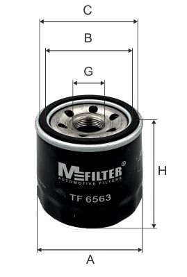 MFILTER TF 6563 Масляний фільтр 