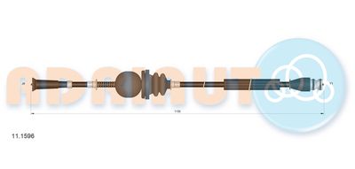 Hastighetsmätaraxel ADRIAUTO 11.1596
