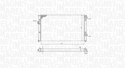 MAGNETI MARELLI Kühler, Motorkühlung