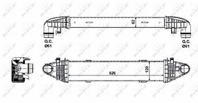 INTERCOOLER COMPRESOR NRF 30506 4