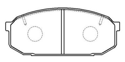 HSB GOLD HP9181 Тормозные колодки и сигнализаторы  для MAZDA 323 F V (BA) 2.0 24V