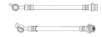 CEF 514576 Тормозной шланг  для NISSAN JUKE (F15) 1.6 DIG-T