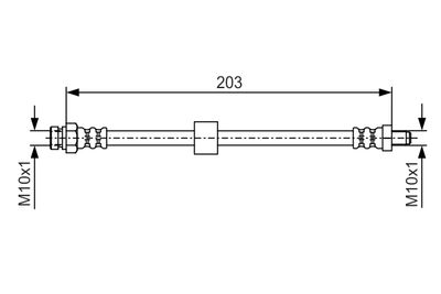 BOSCH Bremsschlauch