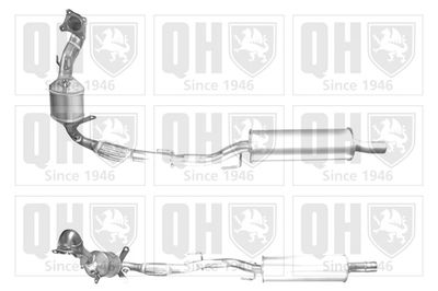 Катализатор QUINTON HAZELL QCAT92092H для AUDI A1