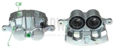 Тормозной суппорт BUDWEG CALIPER 344472 для HYUNDAI H-1