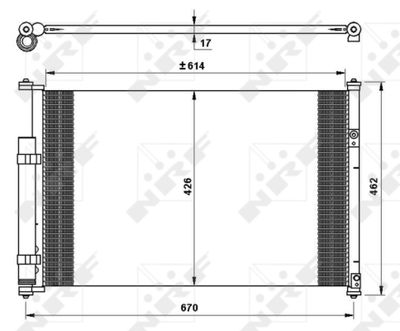 Kondensor, klimatanläggning NRF 35769