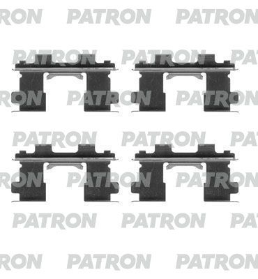 Комплектующие, колодки дискового тормоза PATRON PSRK1108 для NISSAN 100NX