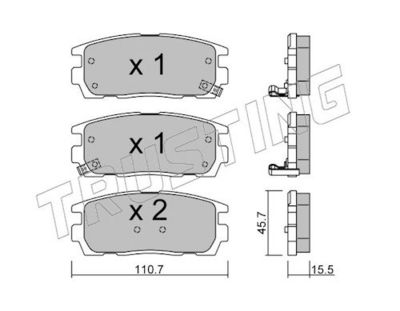 SET PLACUTE FRANA FRANA DISC