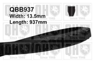 QUINTON HAZELL QBB937 Клиновой ремень  для TOYOTA HIACE (Тойота Хиаке)