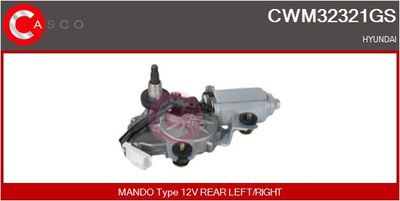 CASCO CWM32321GS Двигатель стеклоочистителя  для HYUNDAI (Хендай)