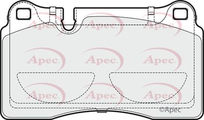 Brake Pad Set APEC PAD1891