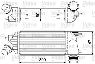 VALEO 818583 Интеркулер  для PEUGEOT EXPERT (Пежо Еxперт)
