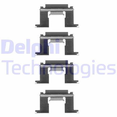 Комплектующие, колодки дискового тормоза DELPHI LX0077 для NISSAN VANETTE
