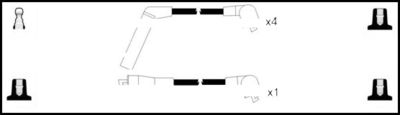 Комплект проводов зажигания LEMARK HOES531 для MITSUBISHI L300