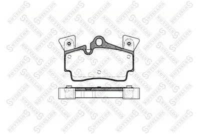 Комплект тормозных колодок, дисковый тормоз STELLOX 1007 010-SX для PORSCHE CAYENNE