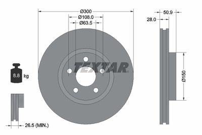 Brake Disc 92283105