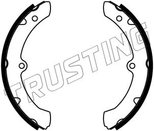 TRUSTING 253.681 Ремкомплект барабанных колодок для TOYOTA DYNA c бортовой платформой/ходовая часть (KD_, LY_, _Y2_, _U 3.0 D4d_, _Y2_, _U3_, _U4_, _U6_,...