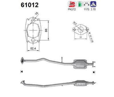 Katalizator AS 2861002200