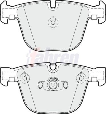 Fahren Brake Pad Set, disc brake FBP3817