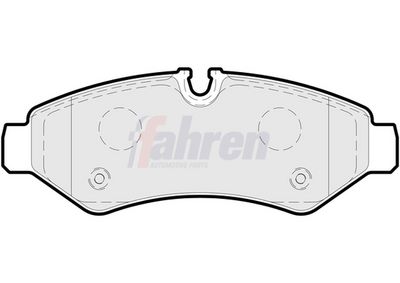 Fahren Brake Pad Set, disc brake FBP3919