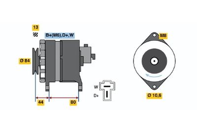 Генератор BOSCH 9 120 334 634 для NISSAN TRADE