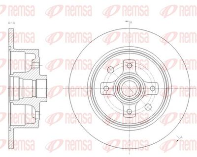 спирачен диск KAWE 6217 00