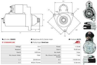 STARTER AS-PL S0682S 4