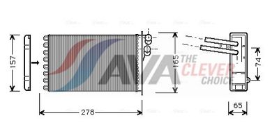 SCHIMBăTOR DE CăLDURă îNCăLZIRE HABITACLU