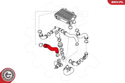 Charge Air Hose 24SKV143