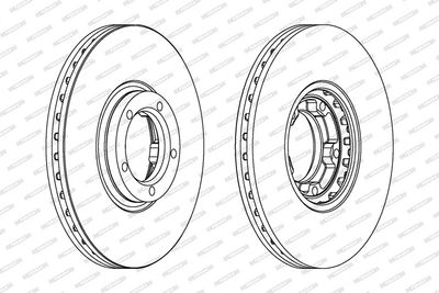 DISC FRANA FERODO DDF849 1
