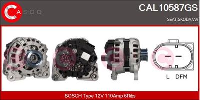 CASCO Generator Genuine (CAL10587GS)