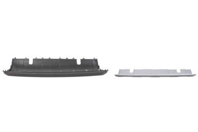Bumper valance Achter (CLIMBING/TREKKING, met parkeersensor gaten, zilver/zwart) past: FIAT PANDA 312 02.12-