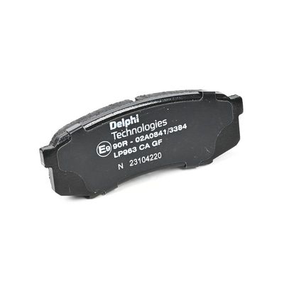 BREMSBELAGSATZ SCHEIBENBREMSE DELPHI LP963 25