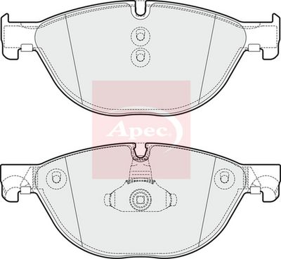 APEC Brake Pad Set, disc brake PAD1739