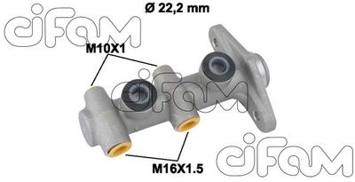 Главный тормозной цилиндр CIFAM 202-815 для HYUNDAI ACCENT