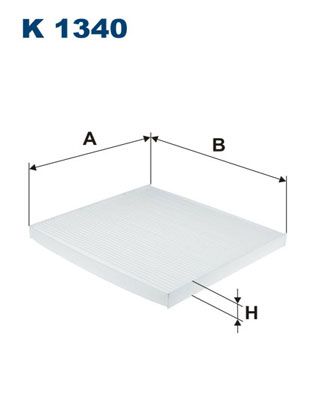 Filter, cabin air K 1340