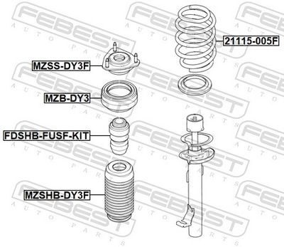 ARC SPIRAL FEBEST 21115005F 1