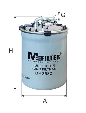 Топливный фильтр MFILTER DF 3532 для VW FOX