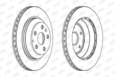 Brzdový kotouč JURID 562513JC