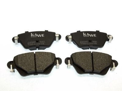 комплект спирачно феродо, дискови спирачки KAWE 810057