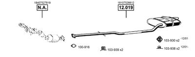 Изпускателна система ASMET MG400600