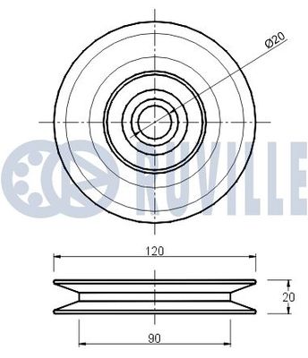 ROLA GHIDARE/CONDUCERE CUREA TRANSMISIE RUVILLE 540720 1