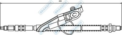 APEC Brake Hose BHO4072