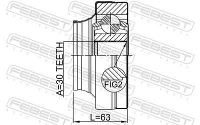 Joint Kit, drive shaft 1711-Q7