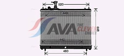 RADIATOR RACIRE MOTOR AVA Clever Choice SZ2161 1