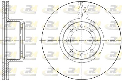 ROADHOUSE 61673.10 Тормозные диски для IVECO DAILY IV Фургон 35C15 V, 35C15 V/P ROADHOUSE 61673.10 Тормозные диски для IVECO DAILY IV Фургон 35C15 V, 35C15 V/P