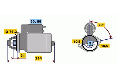 STARTER BOSCH 0001113004