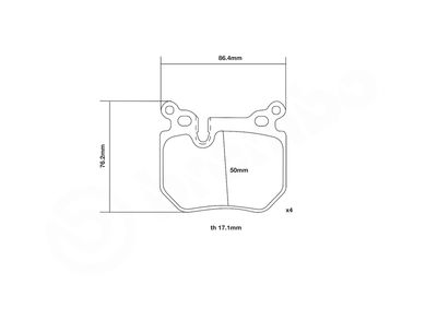 SET PLACUTE FRANA DE PERFORMANTA BREMBO 07B31503 2